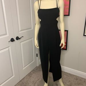 Tahari Cut Out Evening Black Dress